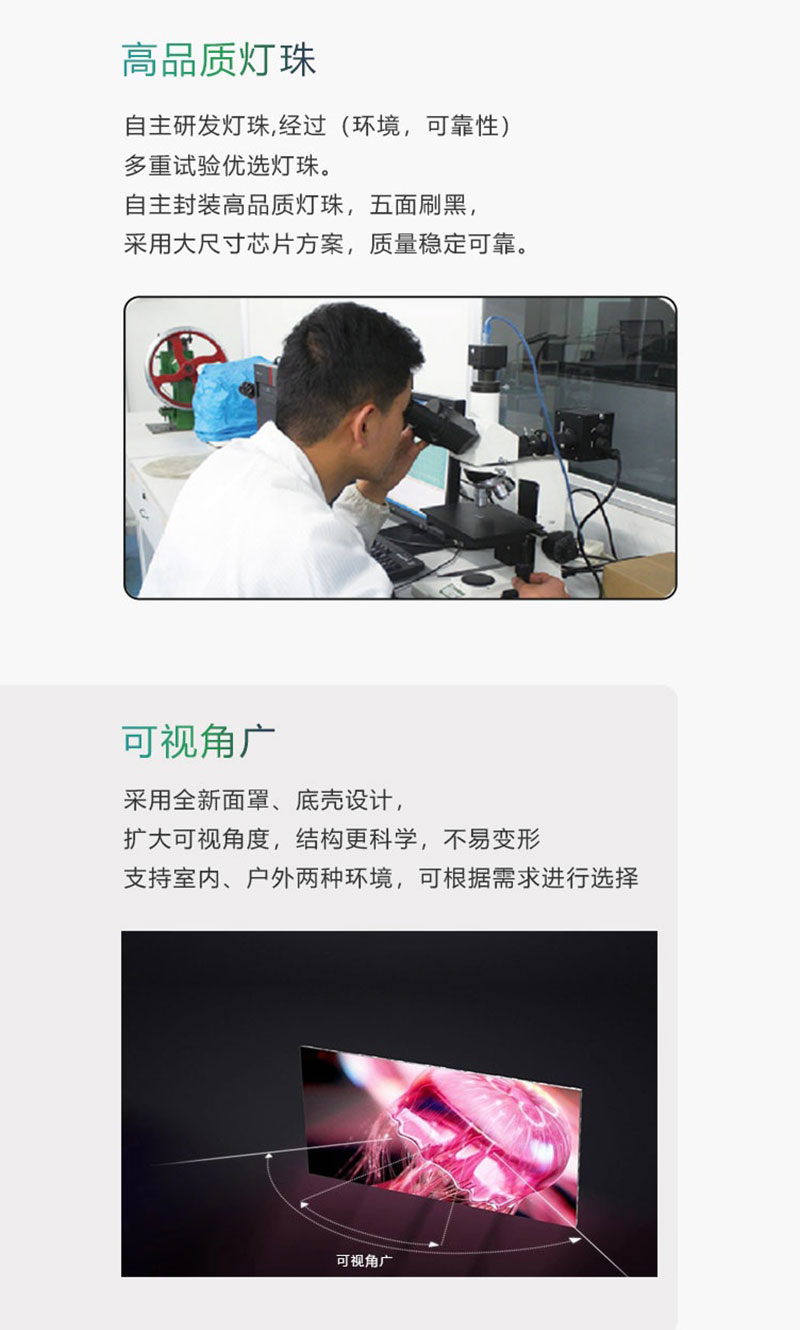 高品质灯珠提供极致稳定性