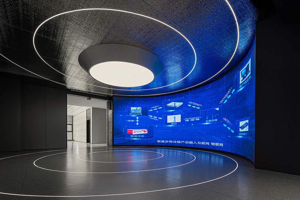 企业展厅背景LED屏