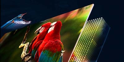 全倒装灯管保证亮度和色彩一致性