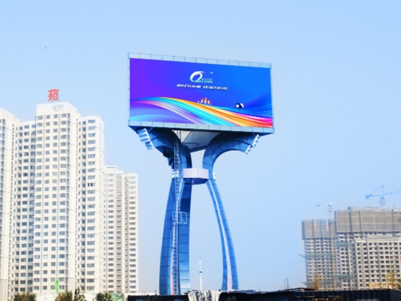 泰山景区户外立柱屏